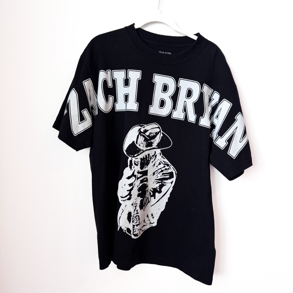 Rare New Official Zach Bryan Burn Burn Tour shirt size Large